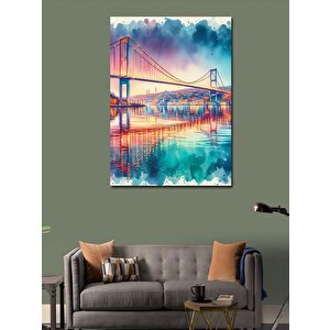 Kanvas Tablo İstanbul Boğaziçi Köprüsü 50x70 cm