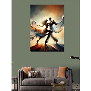 Kanvas Tablo Soyut Dans Eden Çift 50x70 cm