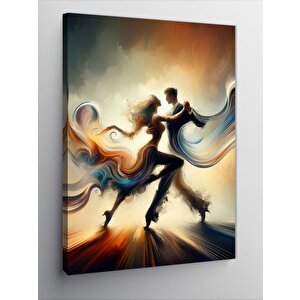 Kanvas Tablo Soyut Dans Eden Çift 70x100 cm