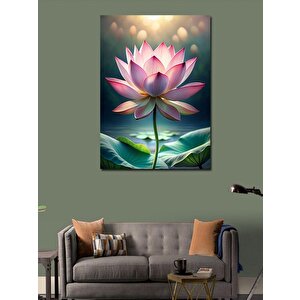 Kanvas Tablo Pembe Çiçekler 70x100 cm