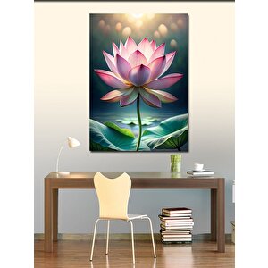 Kanvas Tablo Pembe Çiçekler 70x100 cm