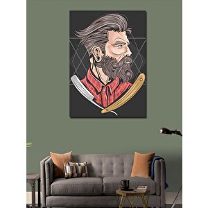 Kanvas Tablo Erkek Berberi 50x70 cm