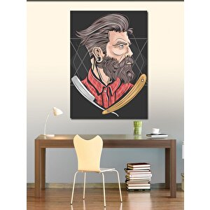 Kanvas Tablo Erkek Berberi 70x100 cm