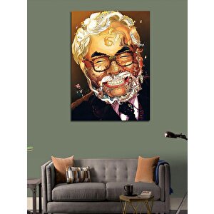 Kanvas Tablo Hayao Miyazaki Ve Karakterleri 50x70 cm