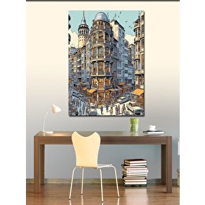 Kanvas Tablo İstanbul'dan Bir Manzara 50x70 cm