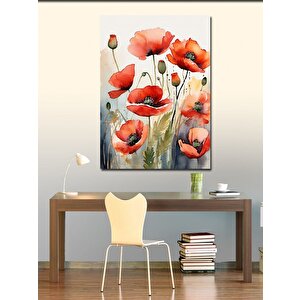 Kanvas Tablo Gelincik Çiçekleri 100x140 cm