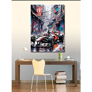Kanvas Tablo Formula 1 Aracı 50x70 cm
