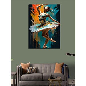 Kanvas Tablo Balerin Kız 100x140 cm