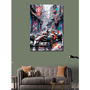 Kanvas Tablo Formula 1 Aracı 70x100 cm