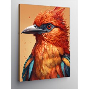 Kanvas Tablo Renkli Kuş 50x70 cm