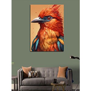 Kanvas Tablo Renkli Kuş 50x70 cm