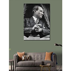 Kanvas Tablo Mustafa Kemal Atatürk 100x140 cm