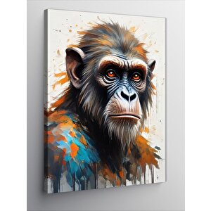 Kanvas Tablo Sevimli Maymun 50x70 cm