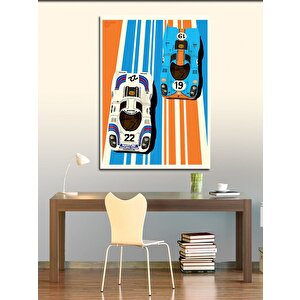 Kanvas Tablo Yarış Arabaları 70x100 cm
