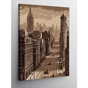 Kanvas Tablo Bir Zamanlar 5 Cadde 50x70 cm