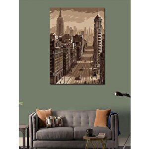Kanvas Tablo Bir Zamanlar 5 Cadde 50x70 cm