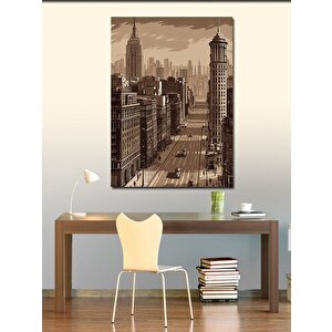 Kanvas Tablo Bir Zamanlar 5 Cadde 50x70 cm