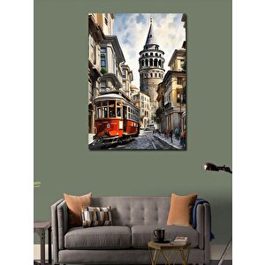 Kanvas Tablo İstanbul Galata Kulesi 70x100 cm
