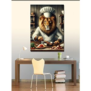 Kanvas Tablo Aşçı Aslan 70x100 cm