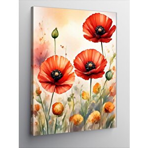 Kanvas Tablo Gelincik Çiçeği 70x100 cm