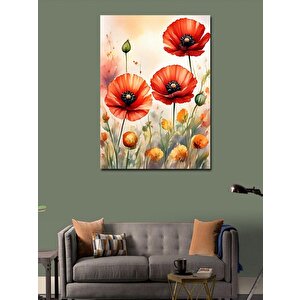 Kanvas Tablo Gelincik Çiçeği 70x100 cm
