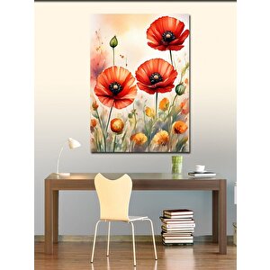 Kanvas Tablo Gelincik Çiçeği 70x100 cm