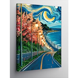 Kanvas Tablo Yol Manzarası 50x70 cm