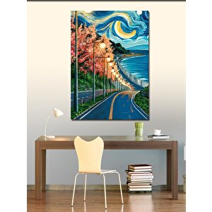 Kanvas Tablo Yol Manzarası 50x70 cm