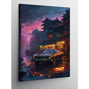 Kanvas Tablo Klasik Araba 50x70 cm