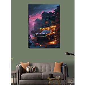 Kanvas Tablo Klasik Araba 50x70 cm