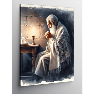 Kanvas Tablo Dua Eden Yaşlı Adam 50x70 cm