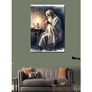 Kanvas Tablo Dua Eden Yaşlı Adam 50x70 cm