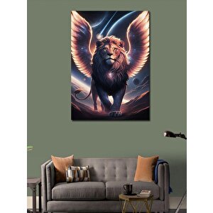 Kanvas Tablo Kanatlı Aslan Griffin 50x70 cm