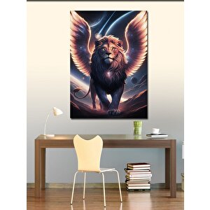 Kanvas Tablo Kanatlı Aslan Griffin 50x70 cm