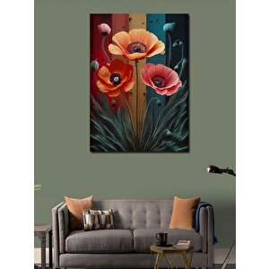 Kanvas Tablo Gelincik Çiçeği 70x100 cm