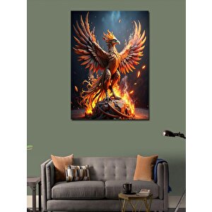 Kanvas Tablo Anka Kuşu Uyanıyor 100x140 cm