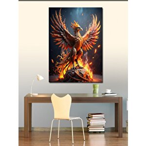 Kanvas Tablo Anka Kuşu Uyanıyor 100x140 cm