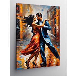 Kanvas Tablo Dans Eden Çift 50x70 cm