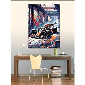 Kanvas Tablo Formula 1 Aracı 50x70 cm