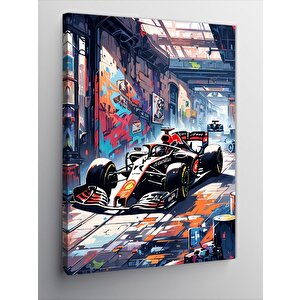 Kanvas Tablo Formula 1 Aracı 70x100 cm