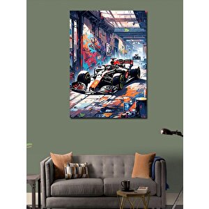 Kanvas Tablo Formula 1 Aracı 70x100 cm