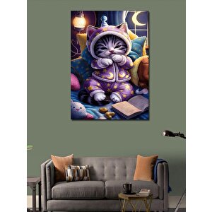 Kanvas Tablo Bebek Kedi 70x100 cm