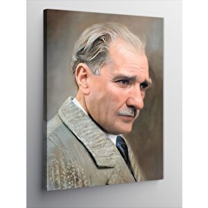 Kanvas Tablo Mustafa Kemal Atatürk 100x140 cm