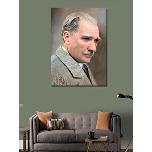 Kanvas Tablo Mustafa Kemal Atatürk 70x100 cm