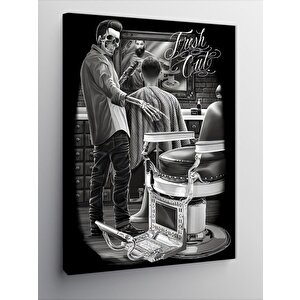 Kanvas Tablo Erkek Berberi 50x70 cm