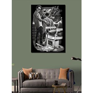 Kanvas Tablo Erkek Berberi 70x100 cm