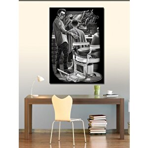 Kanvas Tablo Erkek Berberi 70x100 cm