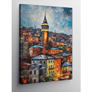 Kanvas Tablo İstanbul Manzaralı 50x70 cm