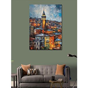Kanvas Tablo İstanbul Manzaralı 50x70 cm