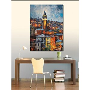 Kanvas Tablo İstanbul Manzaralı 50x70 cm